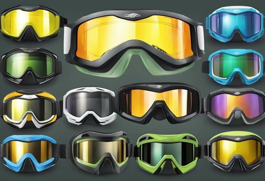 types of snowboarding goggles